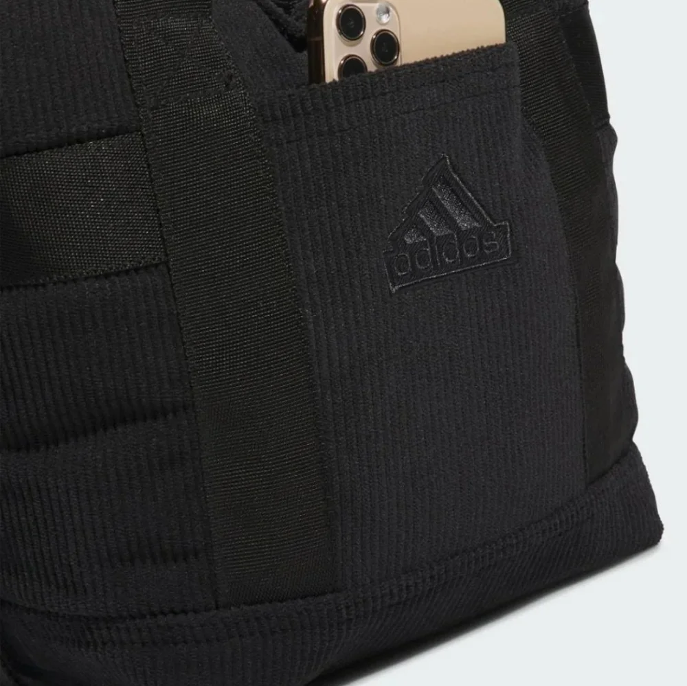 Adidas Black Corduroy Men's Messenger Bag NEW W/ TAGS
